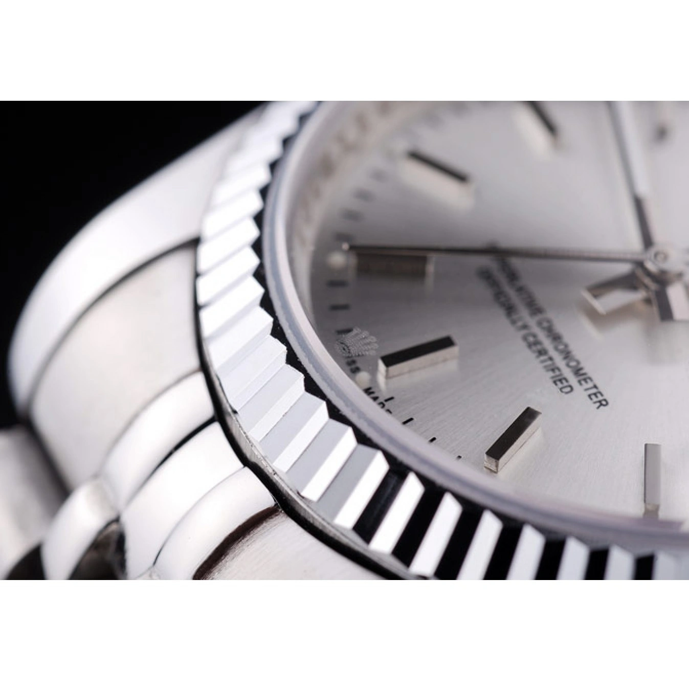 MiroTime 1015 Rolex Datejust Silver Dial Ribbed Bezel 7457